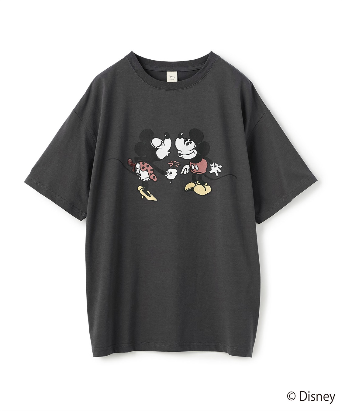 chara station 【Disney/ディズニー】ミッキー＆ミニープリント半袖Tシャツ_variation_1