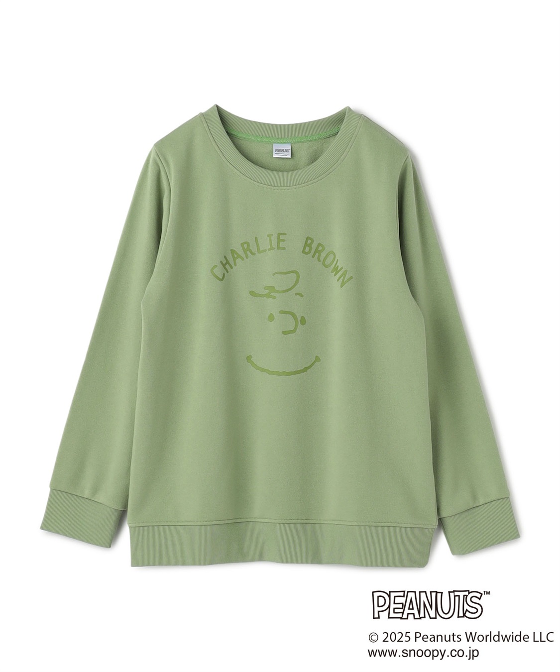 Life Style by cross marche 【PEANUTS/ピーナッツ】チャーリーブラウンフロントプリント裏起毛スウェットトレーナー_variation_3