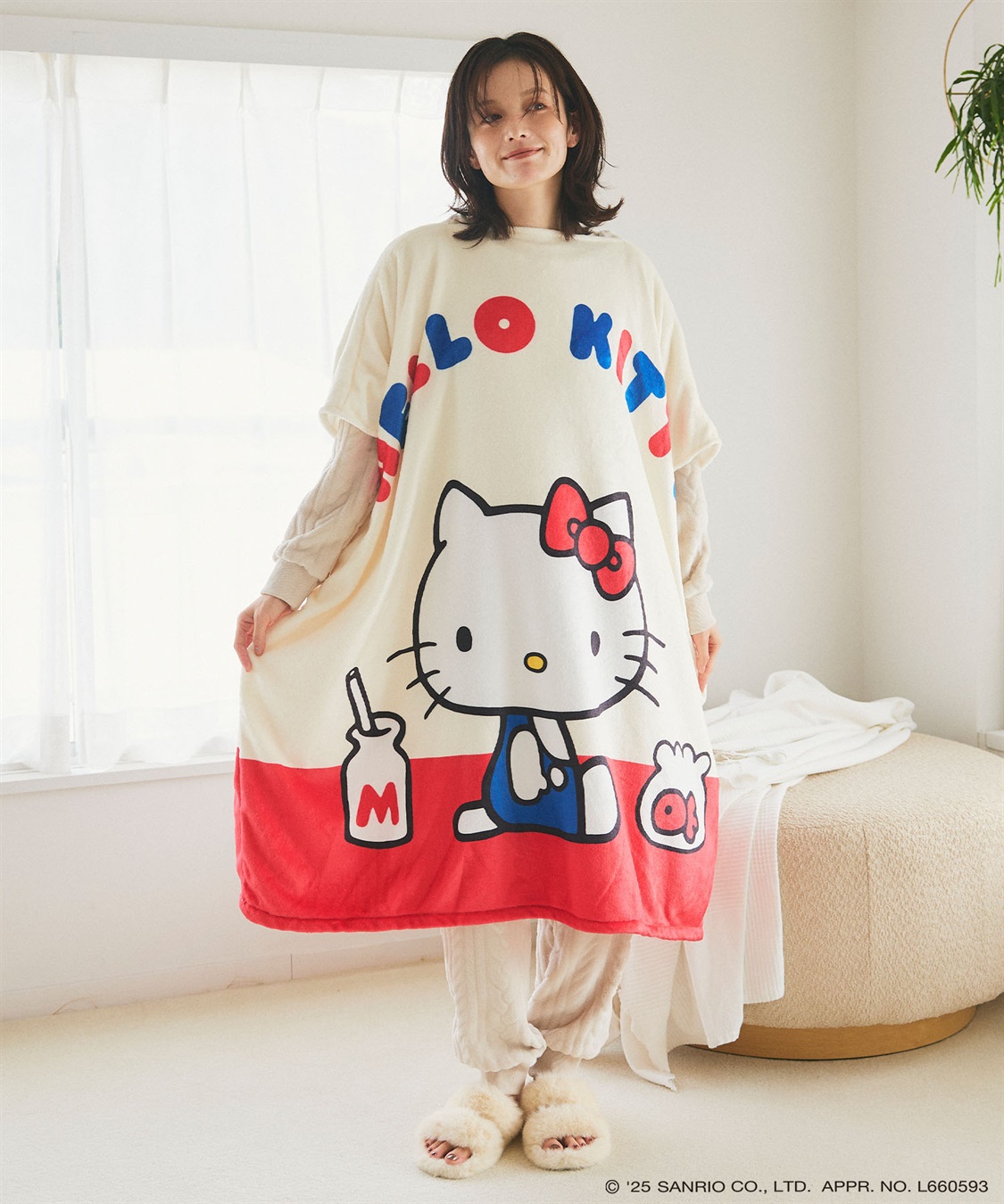 sanrio characters】HELLO KITTY/ハローキティあったか着る