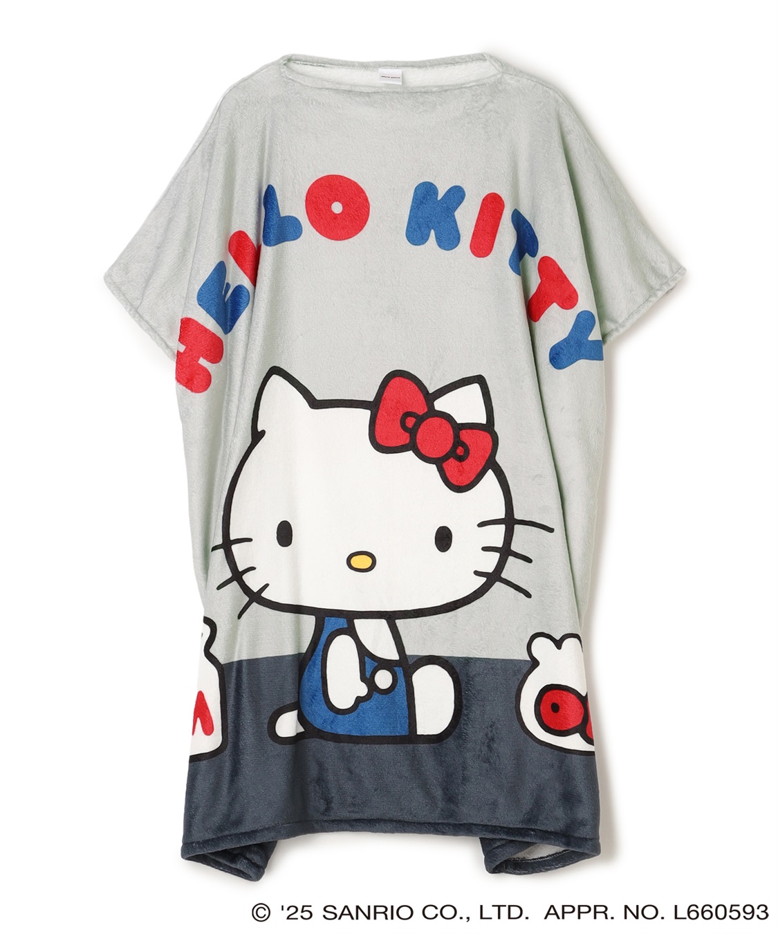 Life Style by cross marche 【sanrio characters】HELLO KITTY/ハローキティあったか着るフリース毛布ウェア《サンリオキャラクターズ》_variation_2