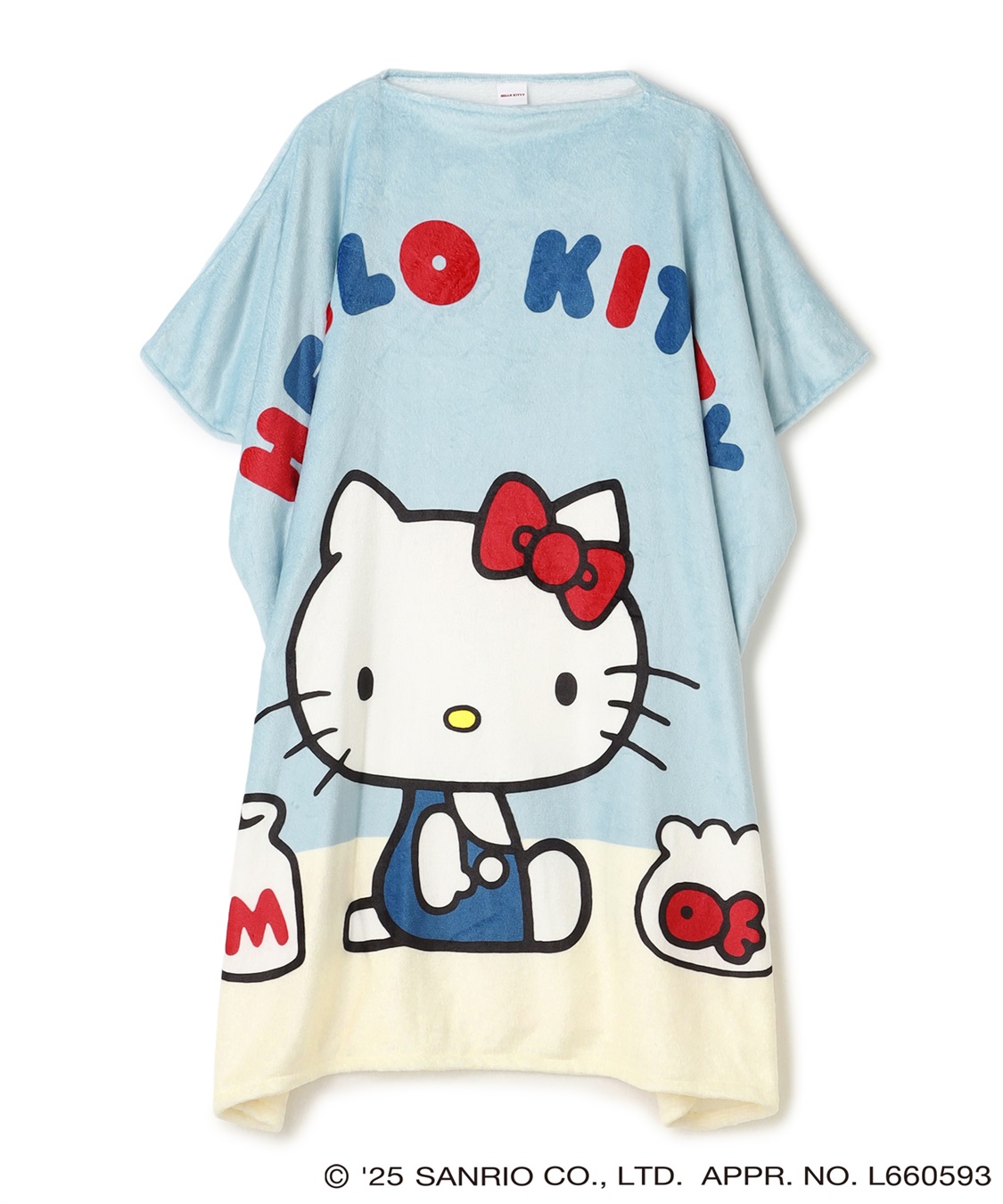 Life Style by cross marche 【sanrio characters】HELLO KITTY/ハローキティあったか着るフリース毛布ウェア《サンリオキャラクターズ》_variation_3