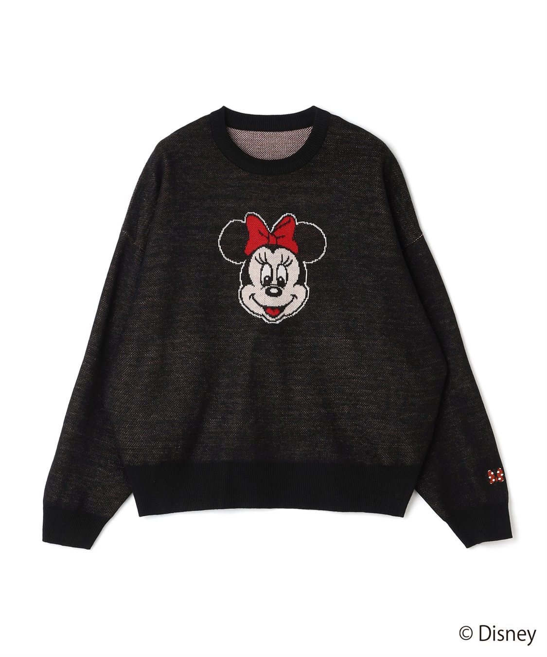 chara station 【Disney/ディズニー】Minnie Mouse/ミニーマウス/ジャガードニットプルオーバー_variation_2