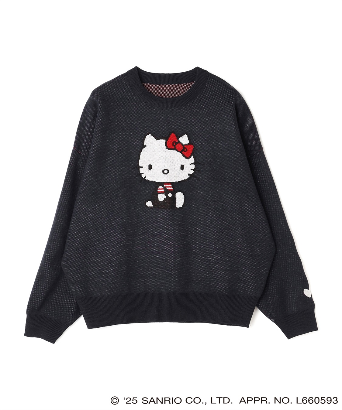 Life Style by cross marche 【sanrio characters】HELLO KITTY/ハローキティジャガードニット/クラシック/レトロ《サンリオキャラクターズ》_variation_2