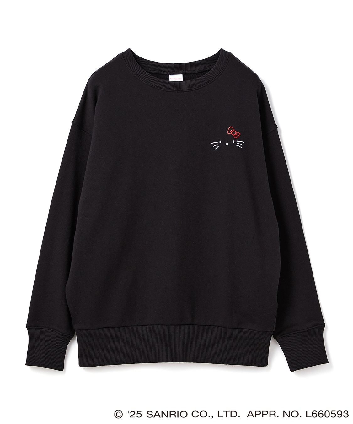 Life Style by cross marche 【sanrio characters】HELLO KITTY/ハローキティ裏毛ドロップショルダープリントスウェットプルオーバー《サンリオキャラクターズ》_variation_2