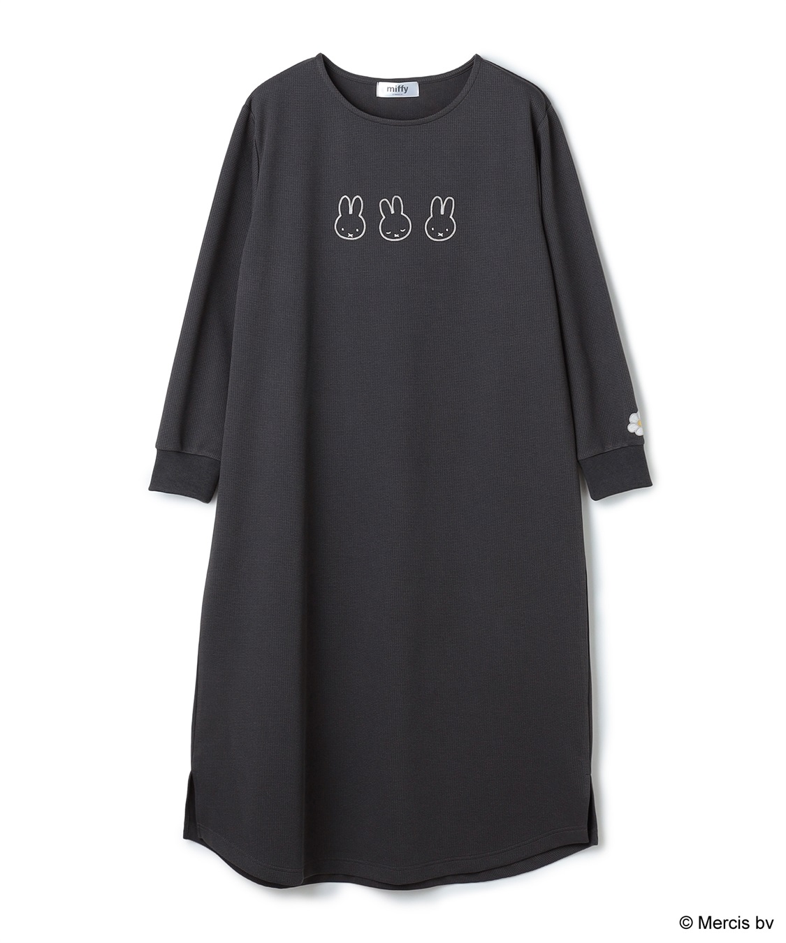 Life Style by cross marche 【miffy/ミッフィー】ワッフル刺繍ルームウェアワンピース/パジャマ（2026SS）_variation_2