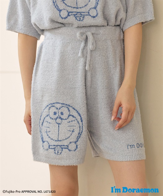 chara station 【I'm Doraemon/アイム ドラえもん】もちふわsleepソフトエアニットショートパンツルームウェア《ドラえもん/ドラミちゃん》◆上下別売り◆