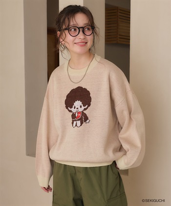 モンチッチ】ジャガードニットプルオーバー Life Style by cross