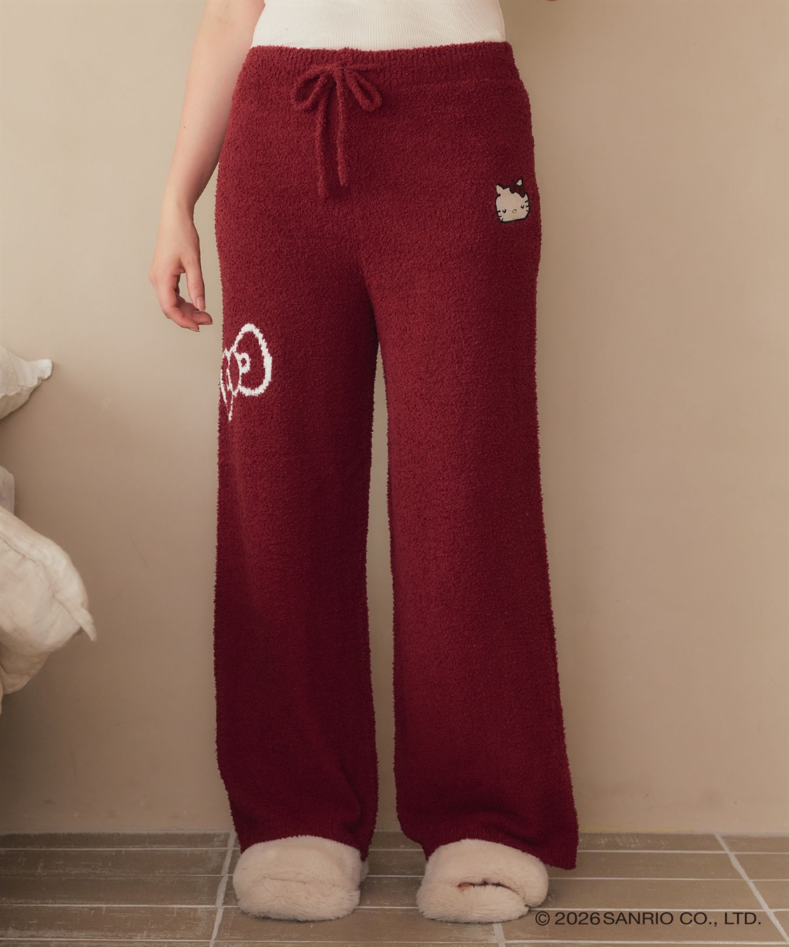 sanrio characters】HELLO KITTY/ハローキティもこもこルームウェア