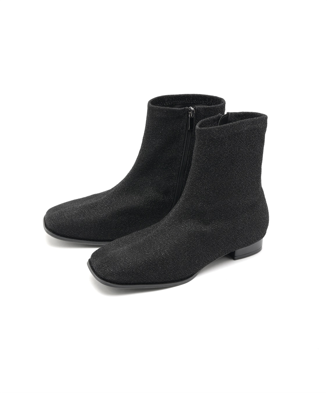 anyfee 【anyfee/プラスサイズ】ストレッチローヒールブーツ（4E・甲高・幅広）_variation_3