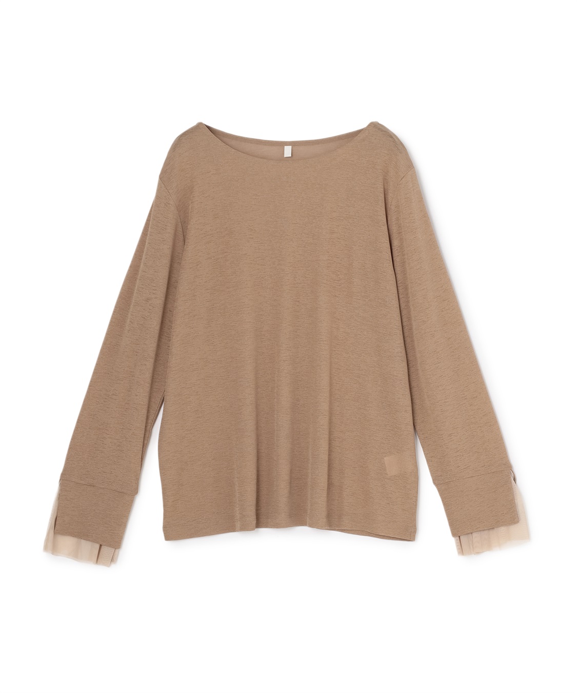 Life Style by cross marche 【anyfee/プラスサイズ】袖チュールTシャツ_variation_3