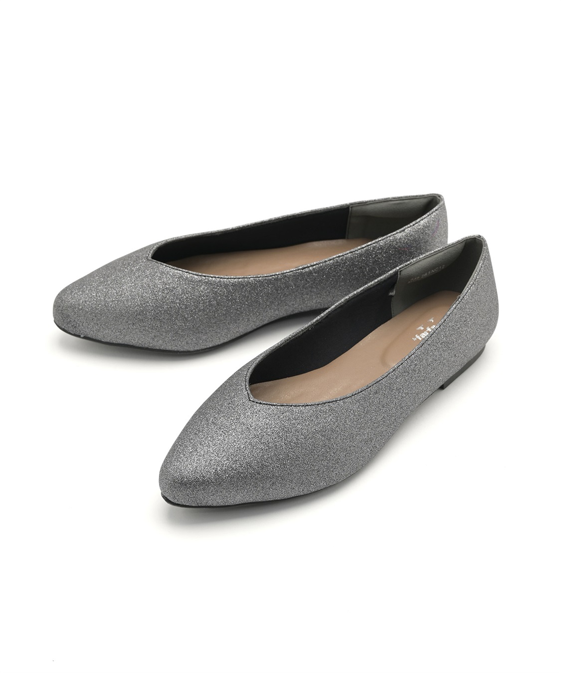 anyfee 【anyfee/プラスサイズ】ポインテッドトゥバレエシューズ（5E・甲高・幅広）《la farfa SHOES/ラファーファシューズ》_variation_3