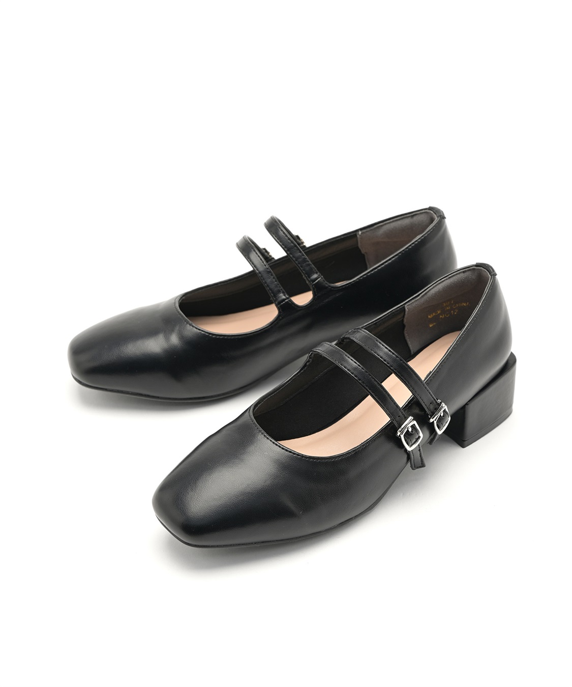 Life Style by cross marche 【anyfee/プラスサイズ】4cmヒールスクエアトゥ2Wayメリージェーン（4E・甲高・幅広）《la farfa SHOES/ラファーファシューズ》_variation_1