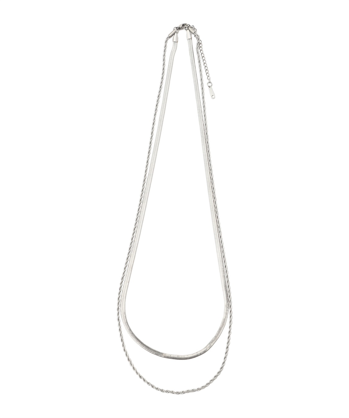 anyfee 【anyfee/プラスサイズ】ニッケルフリー2連ネックレス《金属アレルギー対応》_variation_2