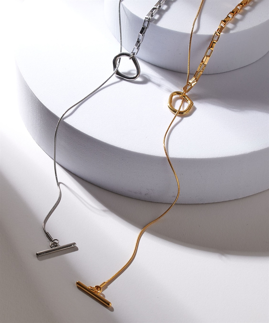 anyfee 【anyfee/プラスサイズ】ニッケルフリーロングネックレス《金属アレルギー対応》_main