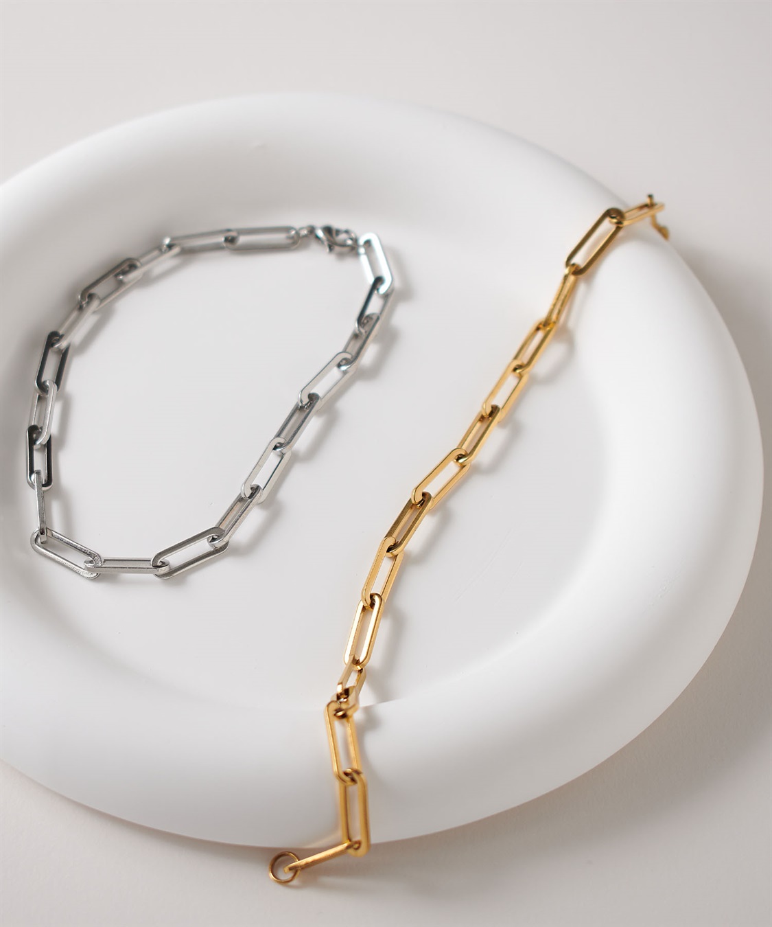 anyfee 【anyfee/プラスサイズ】ニッケルフリーチェーンブレスレット《金属アレルギー対応》_main