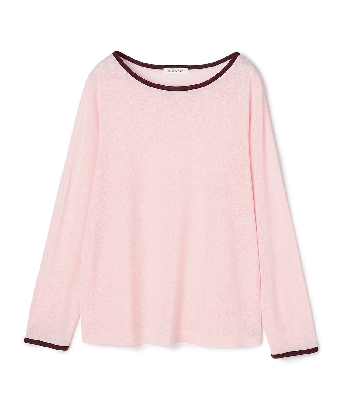 anyfee 【anyfee/プラスサイズ】シアーリンガーTシャツ_variation_2