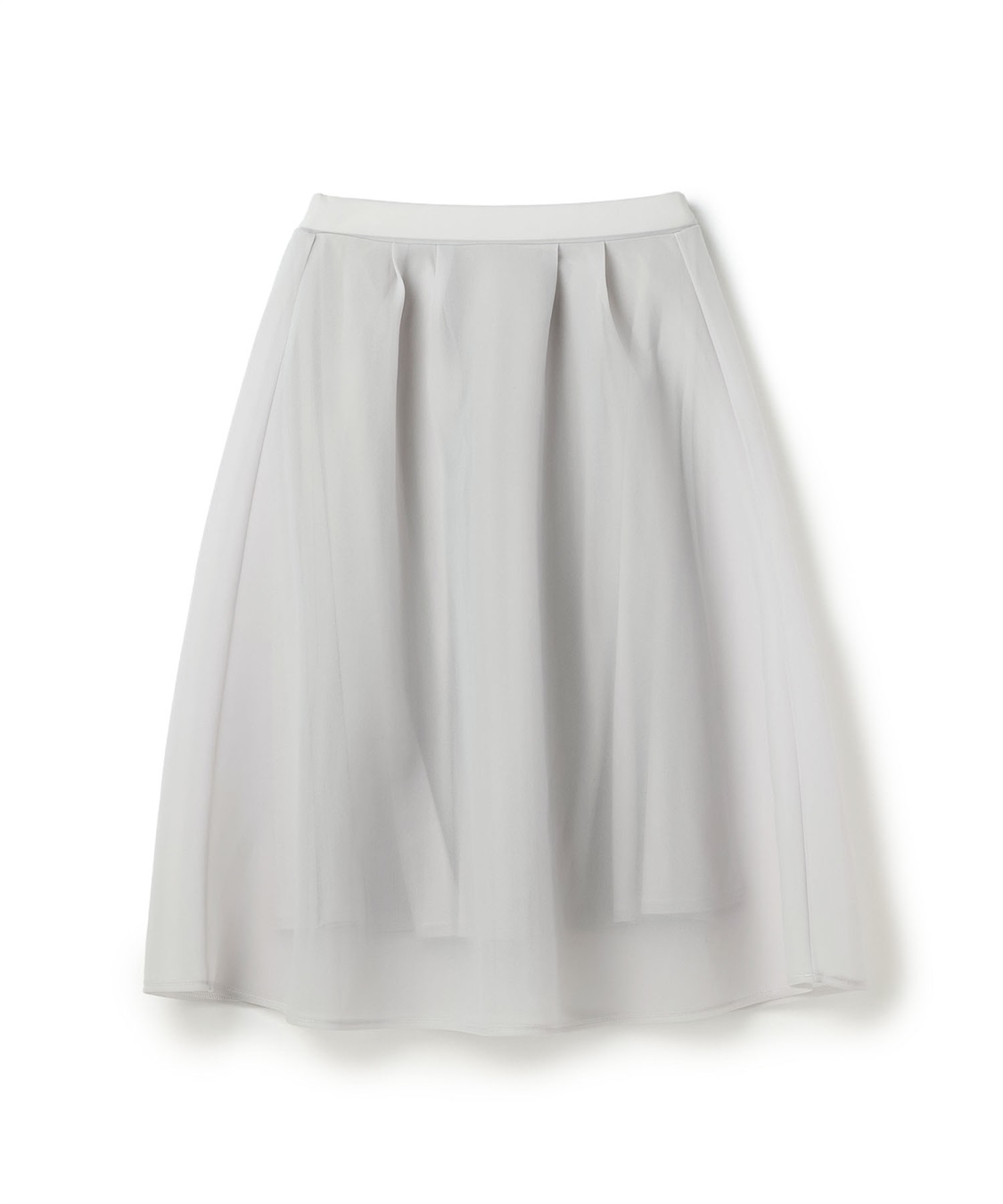 anyfee 【anyfee/大きいサイズ】シアーダンボールタックフレアスカート_main