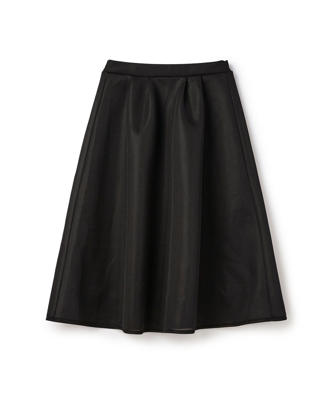 anyfee 【anyfee/大きいサイズ】シアーダンボールタックフレアスカート_variation_1