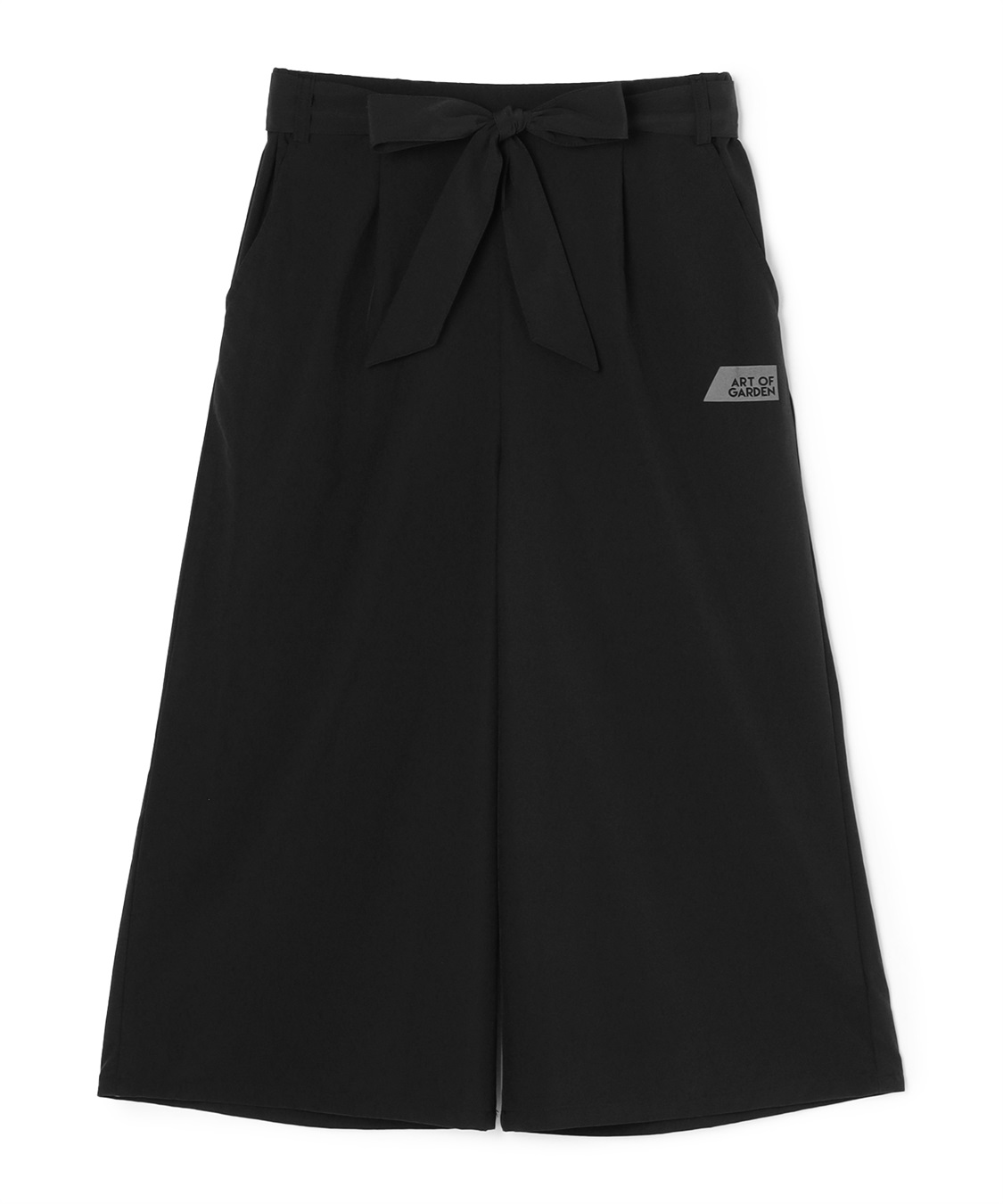 ATSURO TAYAMA 【ART OF GARDEN】接触冷感リボンベルトつきワイドパンツ_main