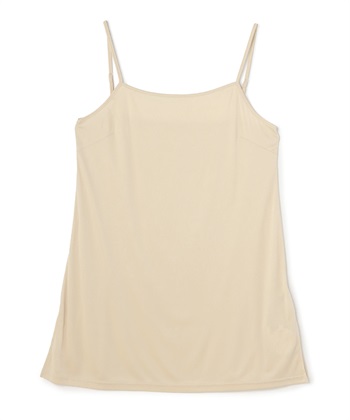 【anyfee/プラスサイズ】2枚SETキャミペチコート(ベージュ-ＬＬ)