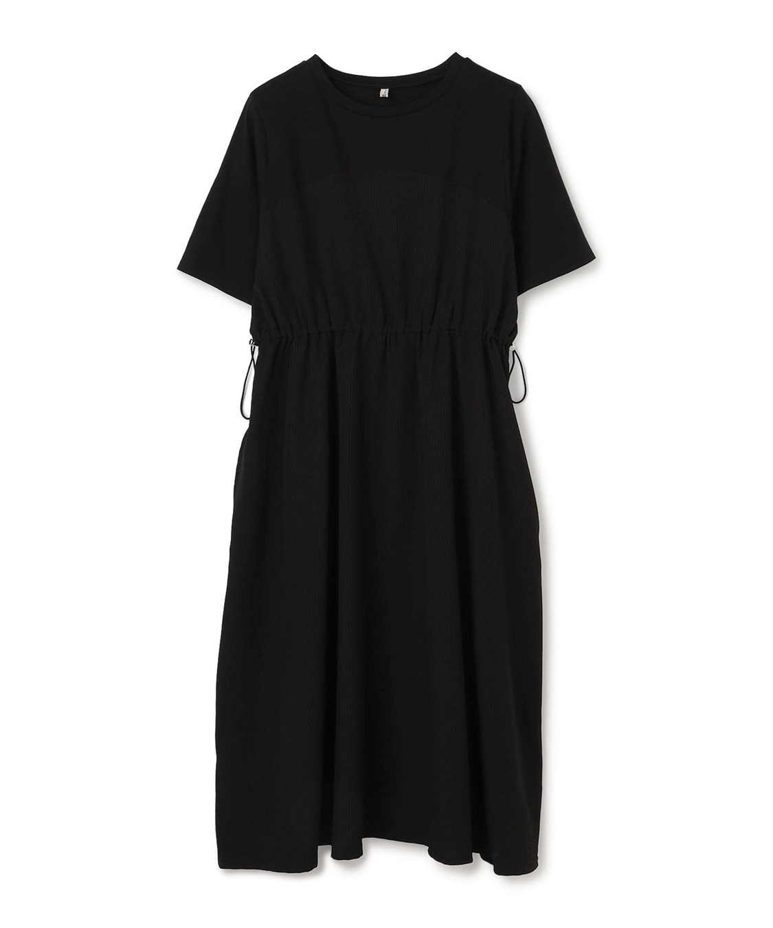 anyfee 【anyfee/プラスサイズ】ビスチェ風切り替えドロストコードワンピース_variation_1