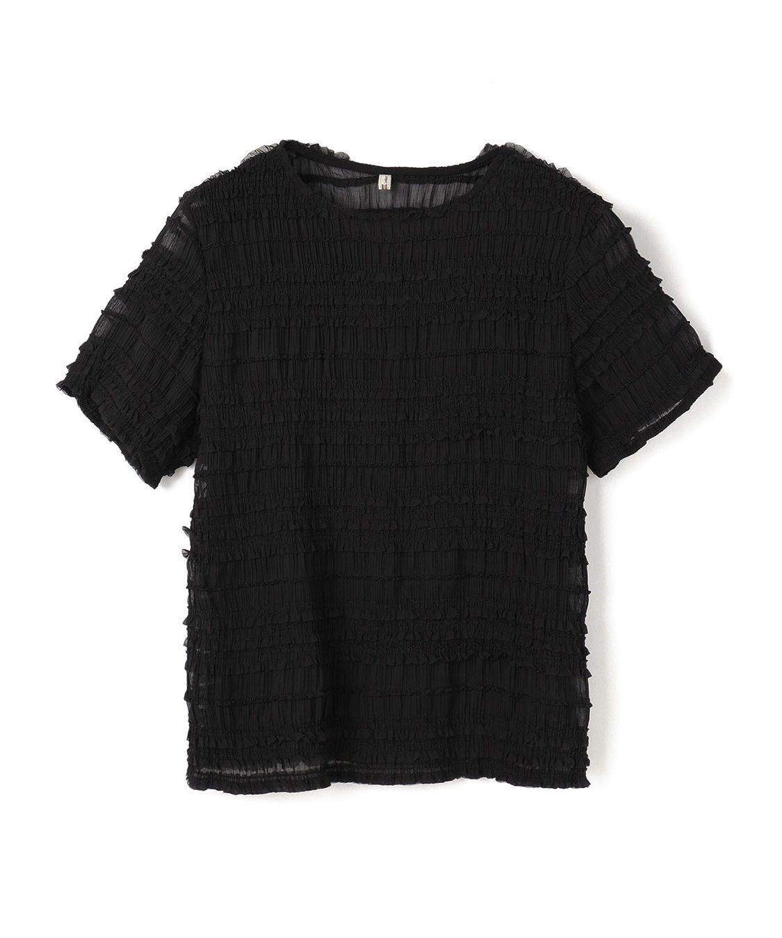 anyfee 【anyfee/プラスサイズ】シアーシャーリングトップス_variation_2