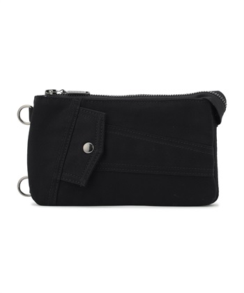 デニムサコッシュ(ブラック-FREE)