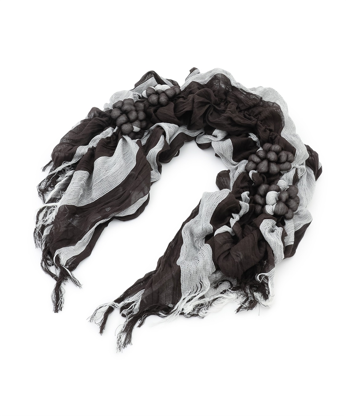 ATS ランダムストライプ柄つぶつぶストール_variation_1