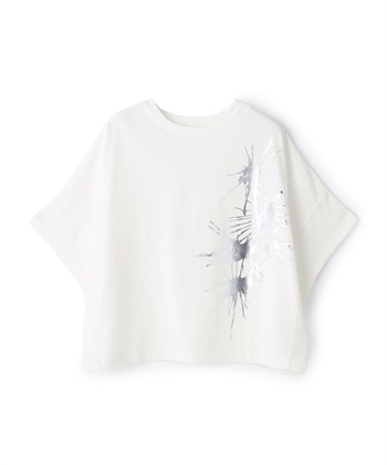 USAコットンドルマンスリーブTシャツ(ホワイト-36)