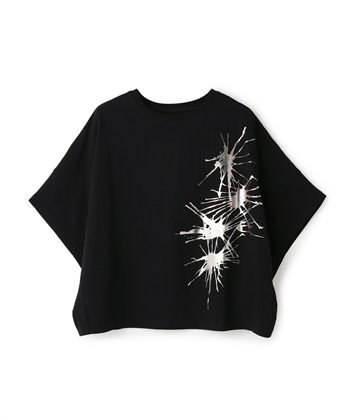 USAコットンドルマンスリーブTシャツ(ブラック-36)