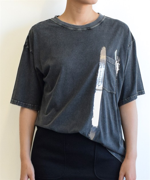 90s ATSURO TAYAMA アシンメトリーシフォンTシャツ名作 初期 90s ATSURO TAYAMA アシンメトリーシフォンTシャツ名作 初期
