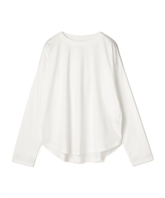 コットンスムースロングスリーブTシャツ
