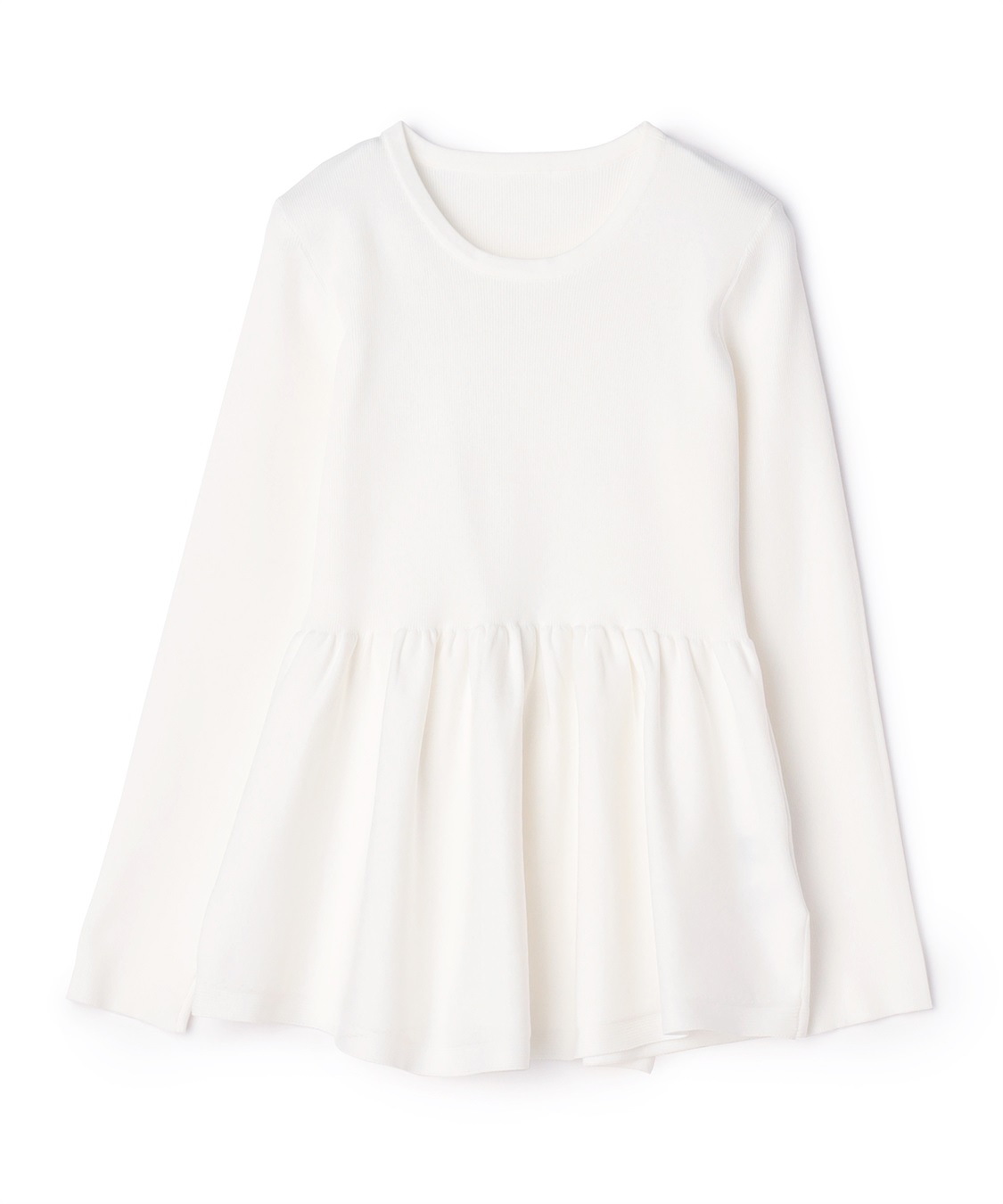 ATS 【EC限定】ウエスト切り替えニットトップス_variation_1