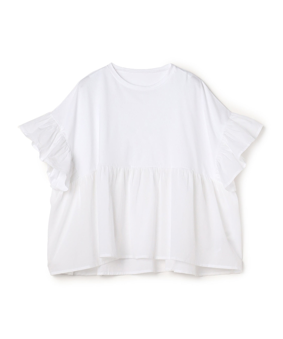 ATS ラッフルフリル付きTシャツ_main