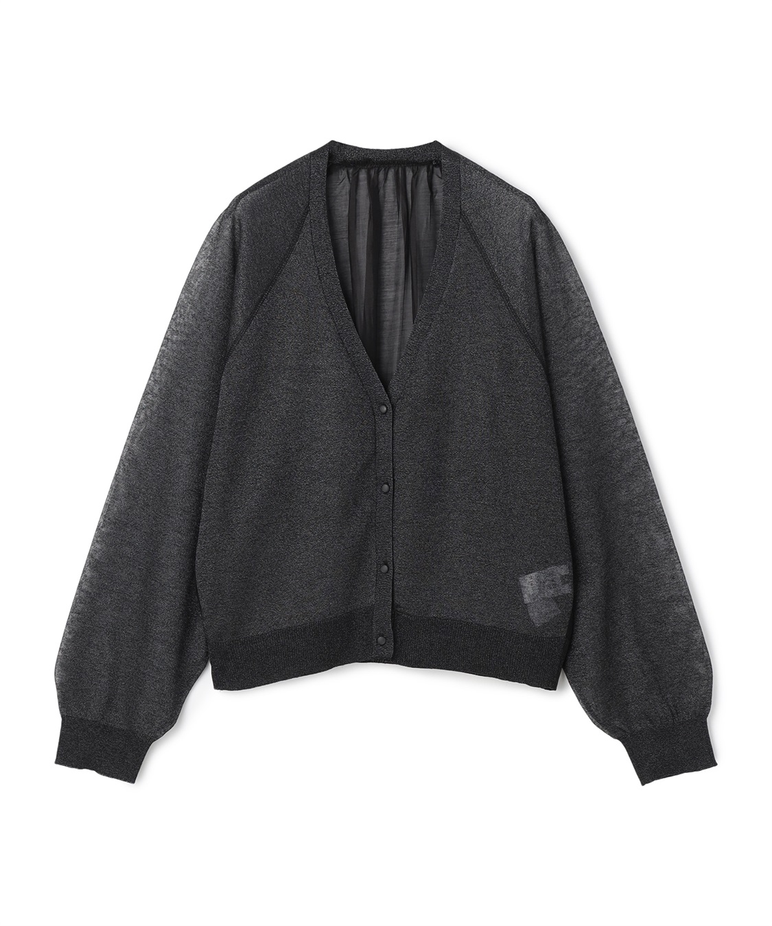 ATS シースルーラメ入りニットカーディガン_variation_1