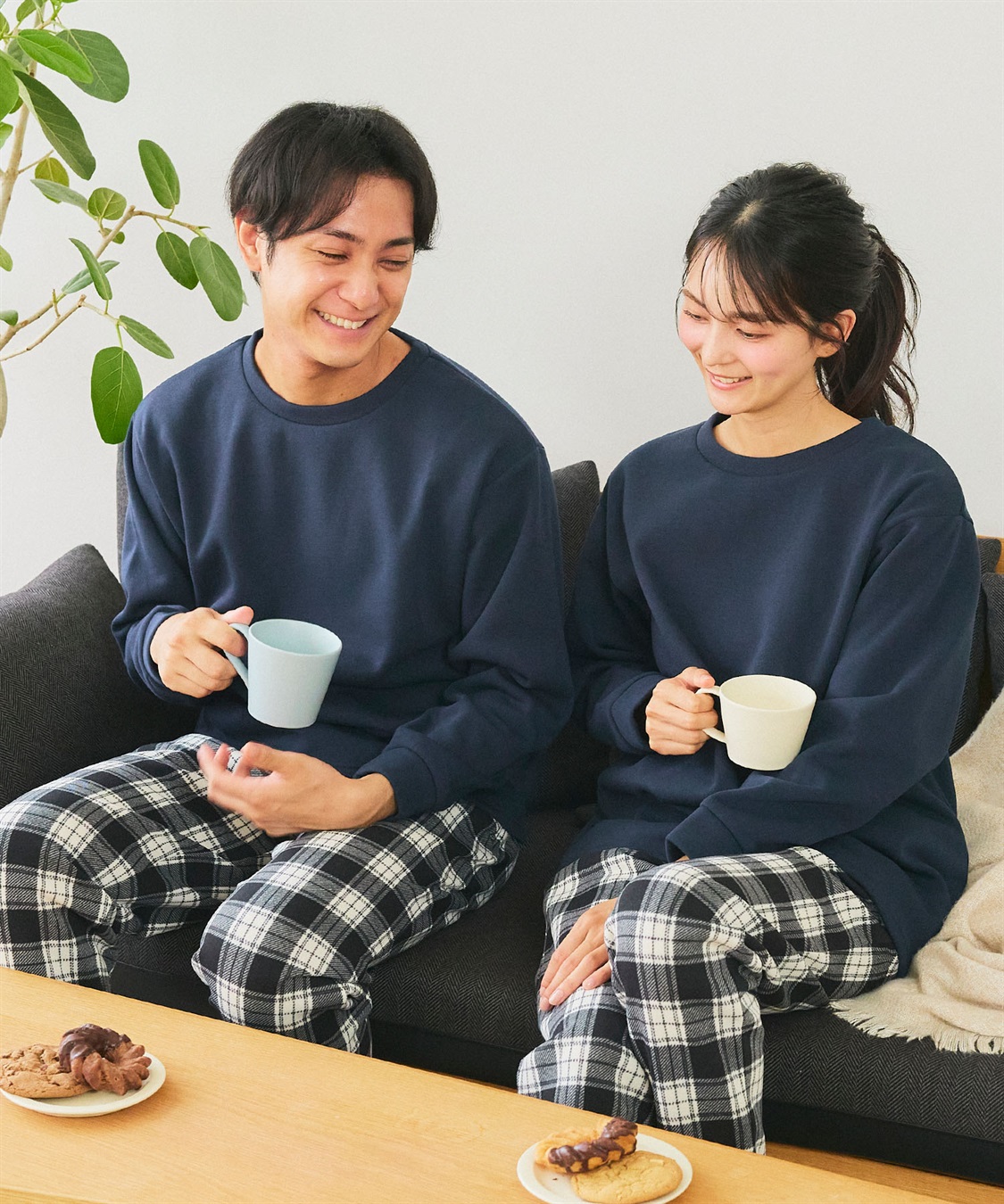 Life Style by cross marche 【LAFUKU/ラフク】メンズ裏起毛スウェットルームウェアSET◆新色追加◆（上下セット）_main