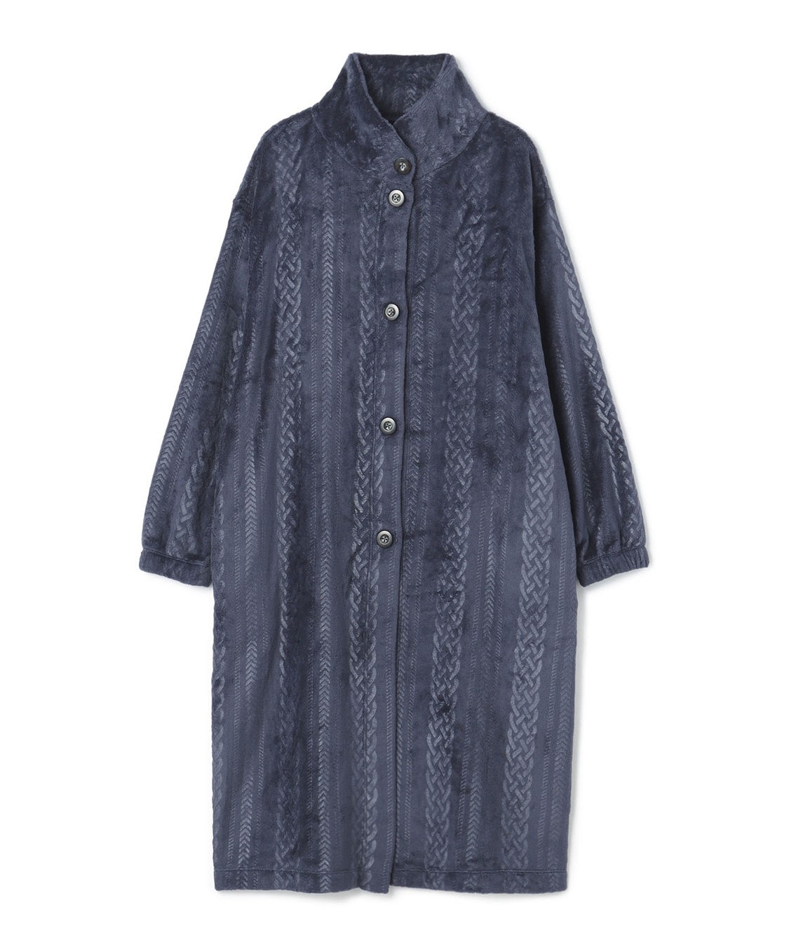 LAFUKU 【LAFUKU/ラフク】あったか・もこふわケーブルフリース着る毛布_variation_3