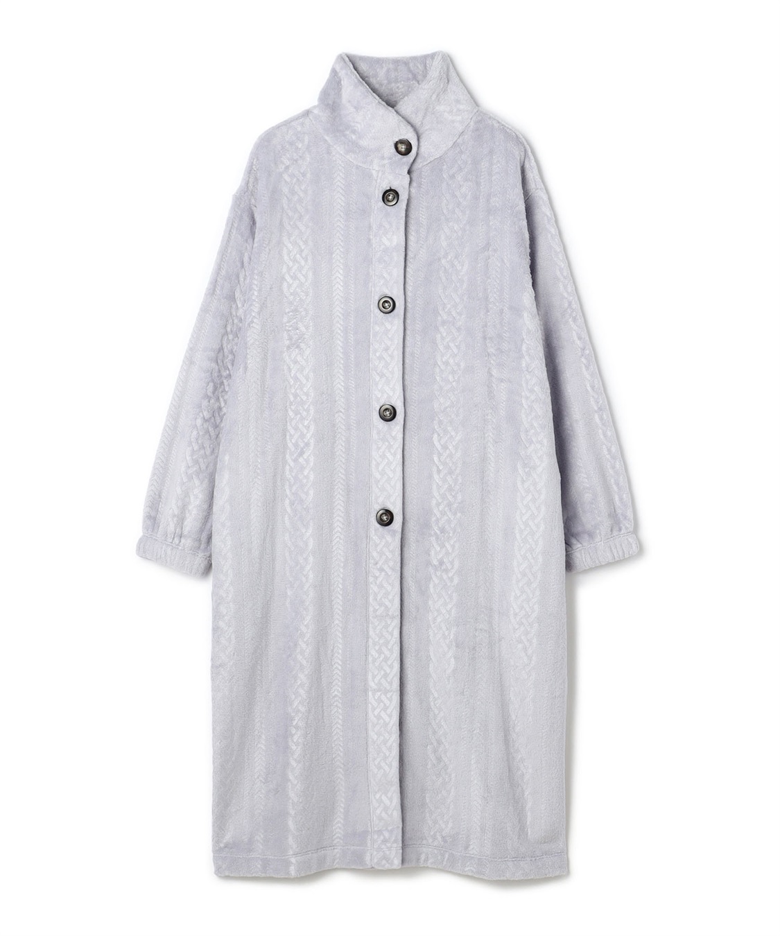 LAFUKU 【LAFUKU/ラフク】あったか・もこふわケーブルフリース着る毛布_variation_4