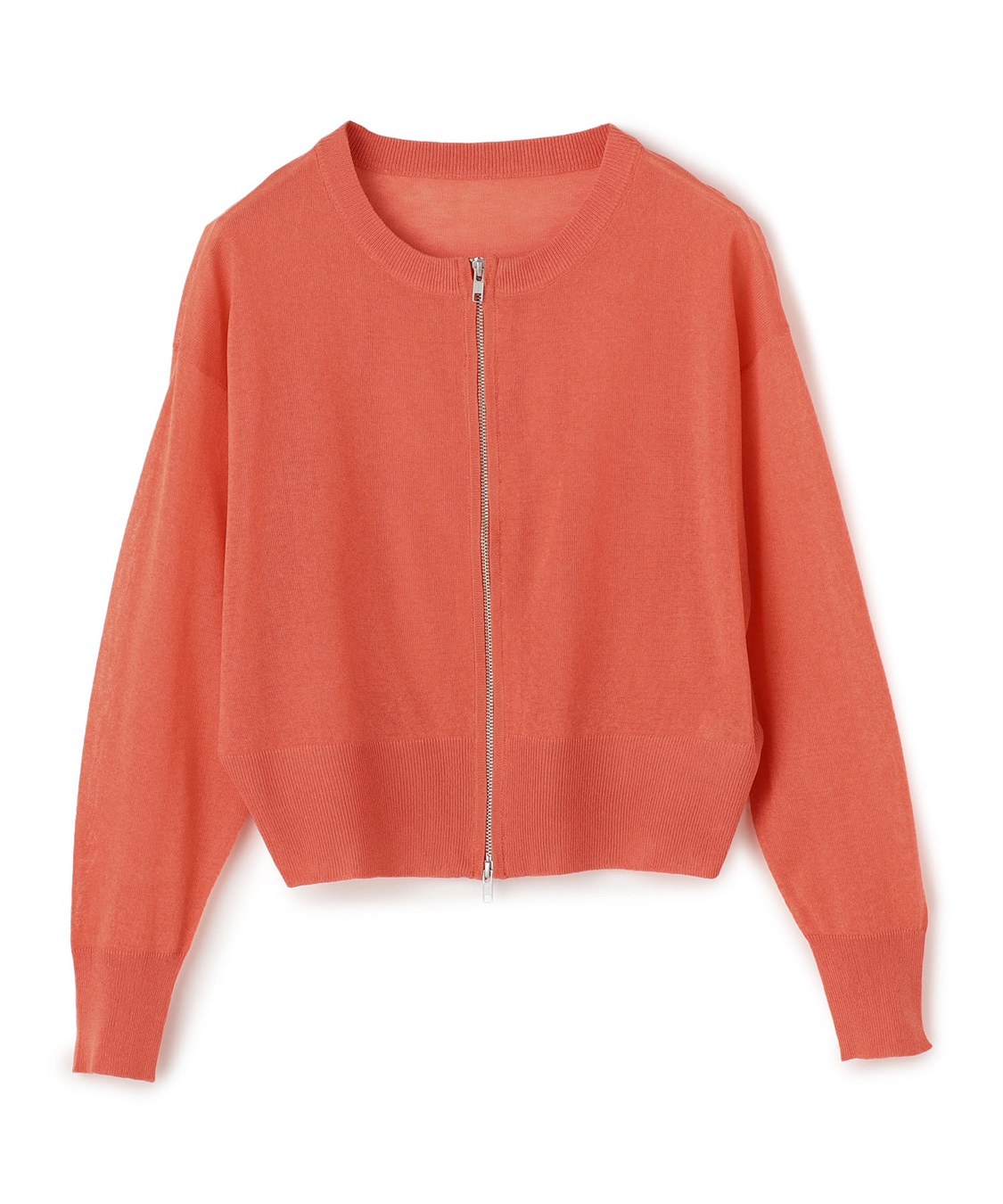 ATS リネン風ジップアップカーディガン_variation_3