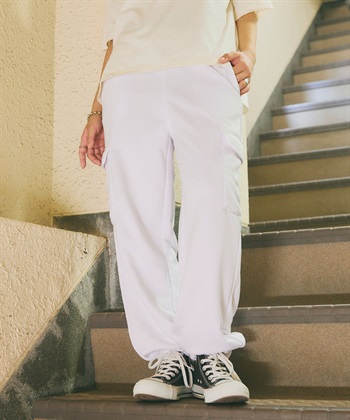 Kry clothing 留守番ののかコラボカーゴパンツ白