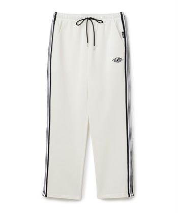 【KANGOL SPORT】サイドライントラックパンツ《UV対策・ストレッチ・ジャージ》◆新色追加◆(ホワイト-M)