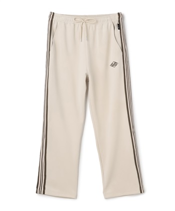 【KANGOL SPORT】サイドライントラックパンツ《UV対策・ストレッチ・ジャージ》◆新色追加◆(アイボリー-Ｍ)