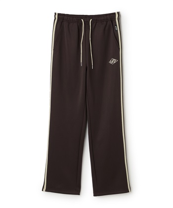 【KANGOL SPORT】サイドライントラックパンツ《UV対策・ストレッチ・ジャージ》◆新色追加◆(ブラウン-Ｍ)