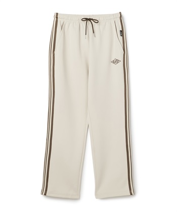【KANGOL SPORT】サイドライントラックパンツ《UV対策・ストレッチ・ジャージ》◆新色追加◆(オフベージュ-M)