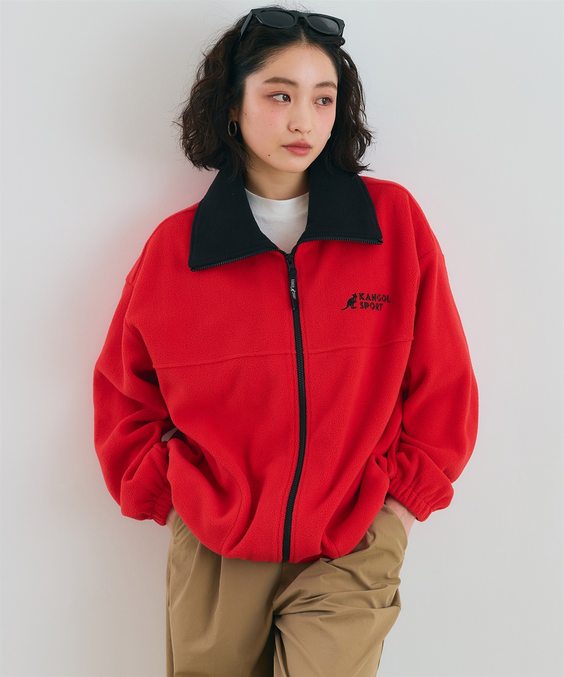 Life Style by cross marche 【KANGOL SPORT】ドロストフリースジップアップジャケット/パーカー_variation_3