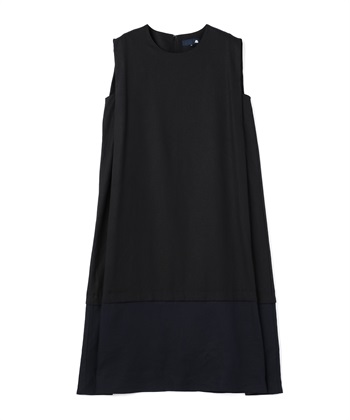 ATS リネン混ノースリーブタックワンピース_variationthumb_2