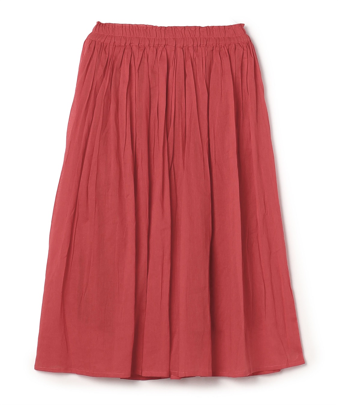 コットンボイルギャザースカート ATS｜クロスプラス公式通販サイト