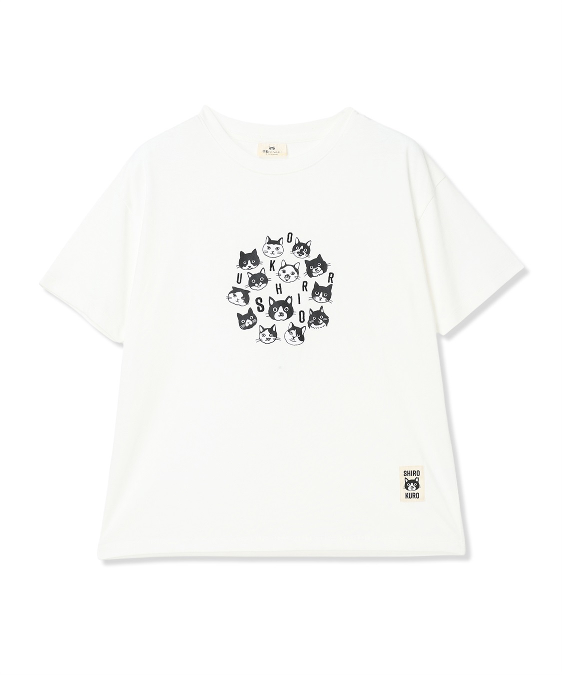 白黒さん集合半袖Tシャツ JOIN PARK｜クロスプラス公式通販サイト