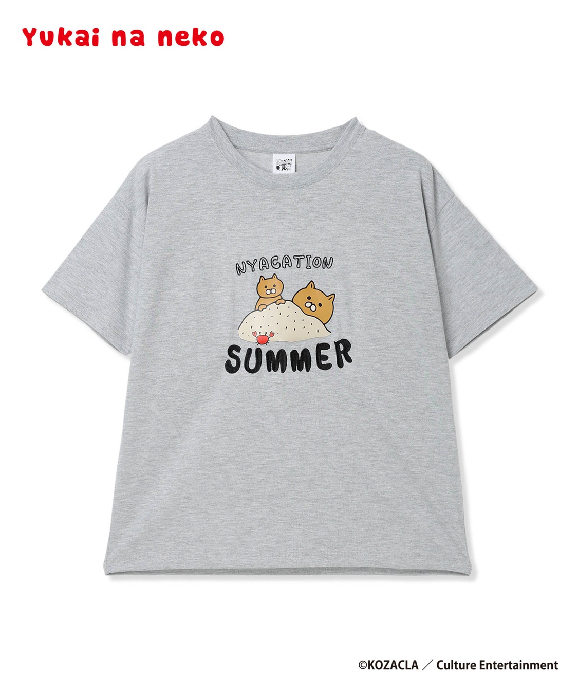 JOIN PARK ゆかいなネコ砂遊び半袖Tシャツ_variation_1