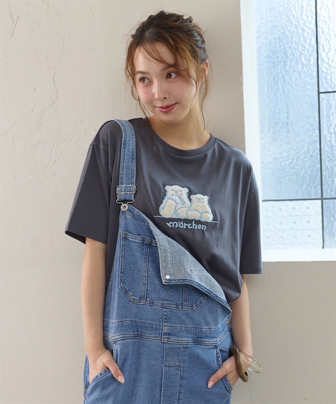 LAFUKU 【サンドイッチハウスメルヘン】サガラ刺繍メルるん♪半袖Tシャツ_variation_1